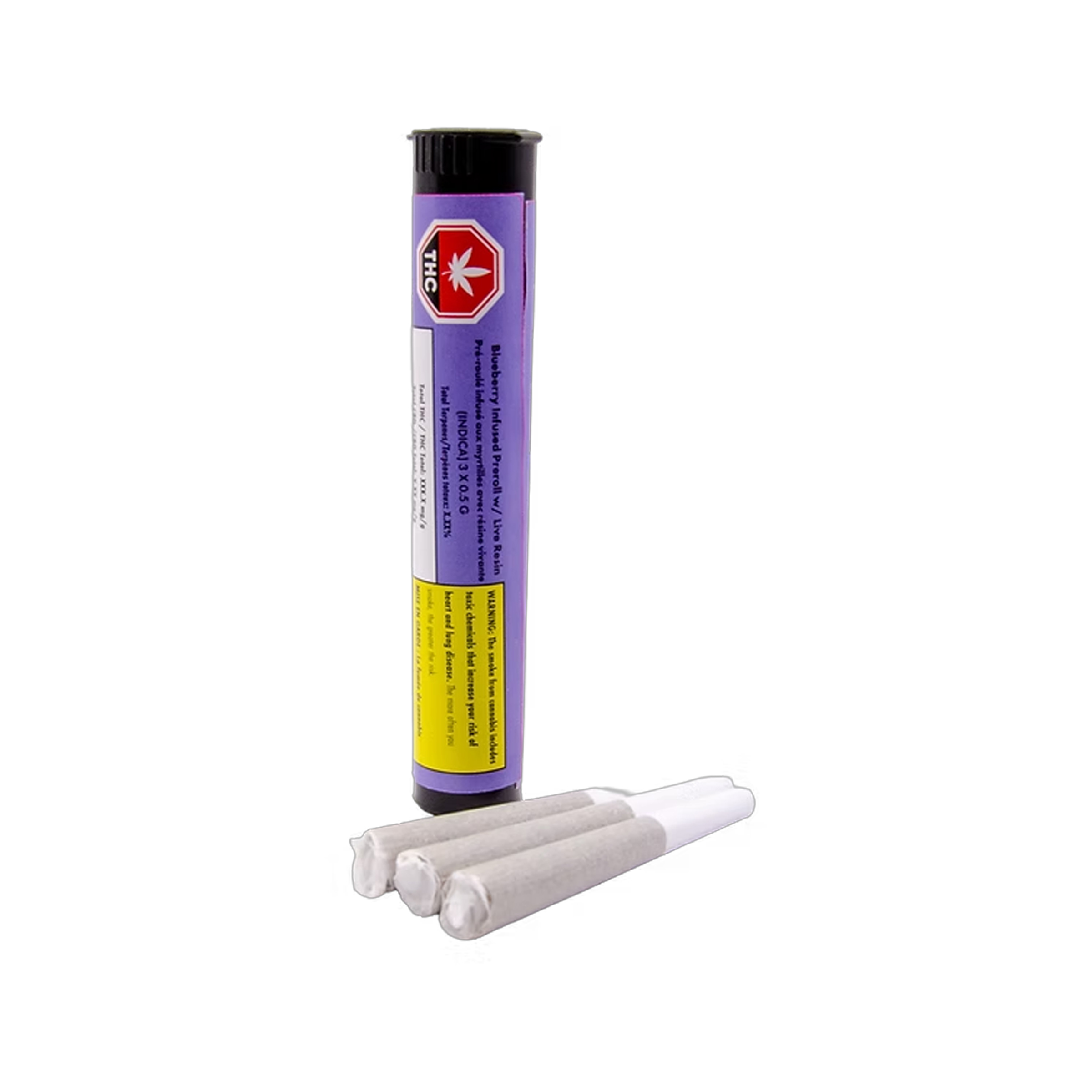 Green Mountain Health Alliance : BLUEBERRY LIVE RESIN INFUSED PRE-ROLL - 3 x 0.5g 1 Green Mountain Health Alliance : BLUEBERRY LIVE RESIN INFUSED PRE-ROLL - 3 x 0.5g