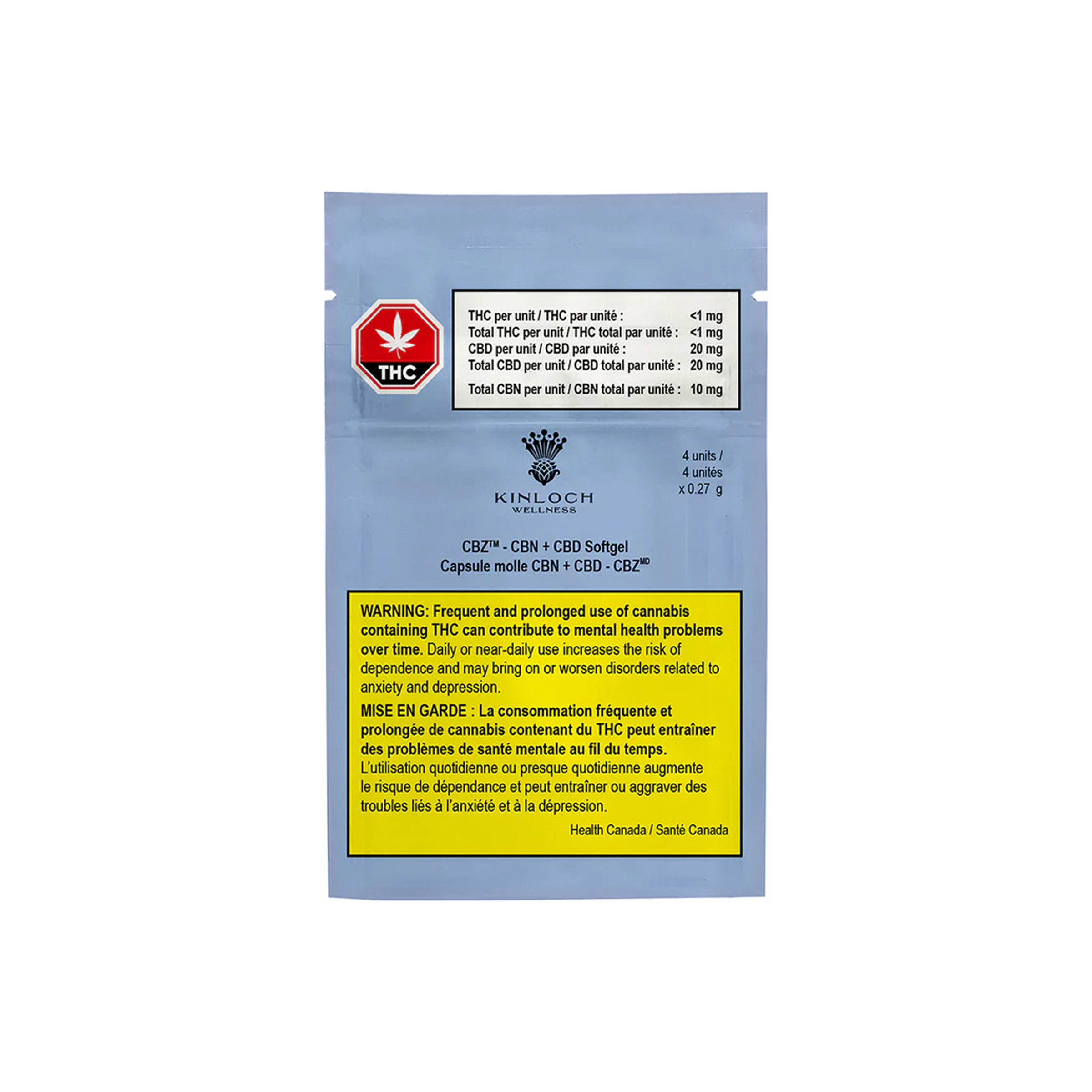 Kinloch Wellness : CBZ™ - CBN + CBD Softgels 1 Kinloch Wellness : CBZ™ - CBN + CBD Softgels