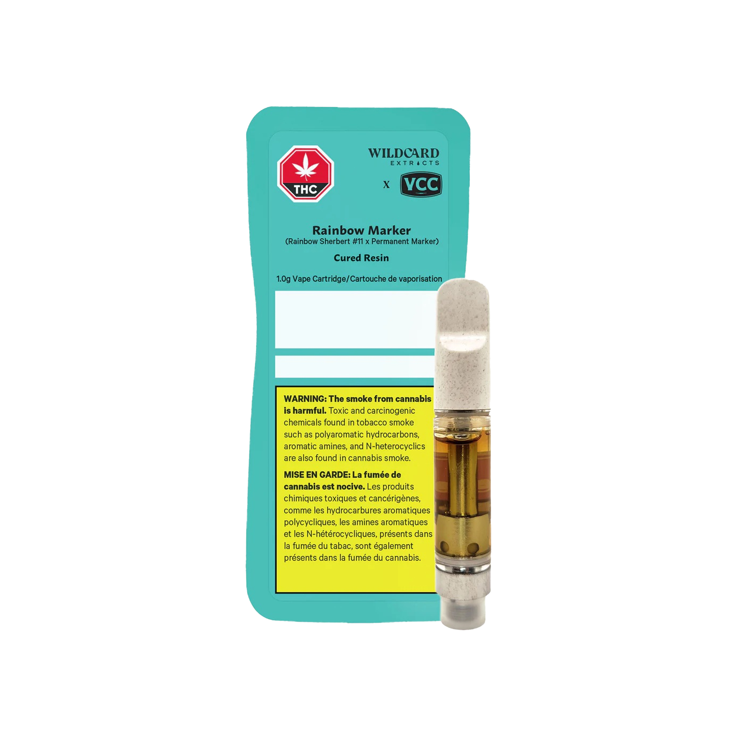 Wildcard Extracts : RAINBOW MARKER CURED RESIN CARTRIDGE LTO - 1g 1 Wildcard Extracts : RAINBOW MARKER CURED RESIN CARTRIDGE LTO - 1g