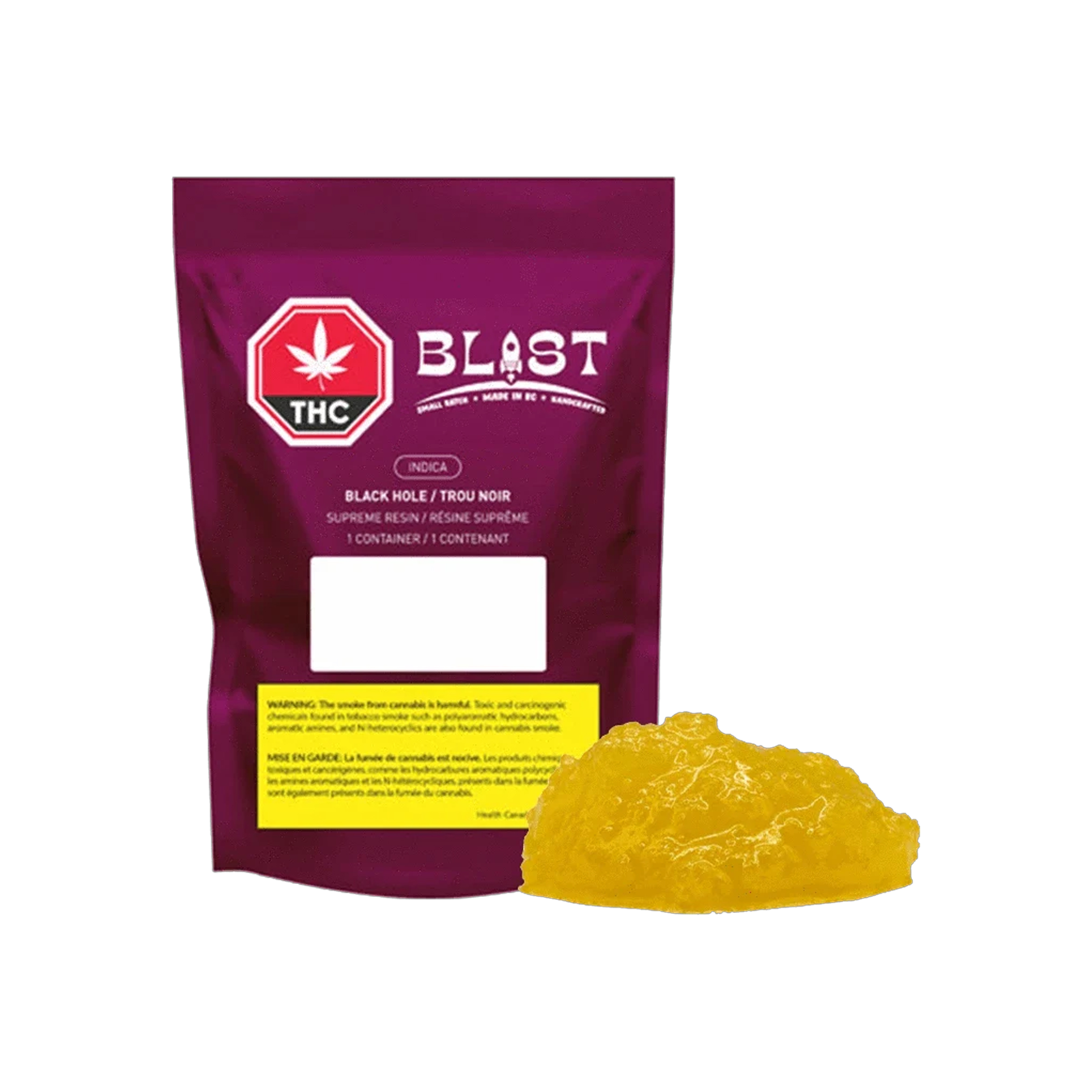 Blast : BLACK HOLE SUPREME INDICA CURED RESIN - 1g 1 Blast : BLACK HOLE SUPREME INDICA CURED RESIN - 1g