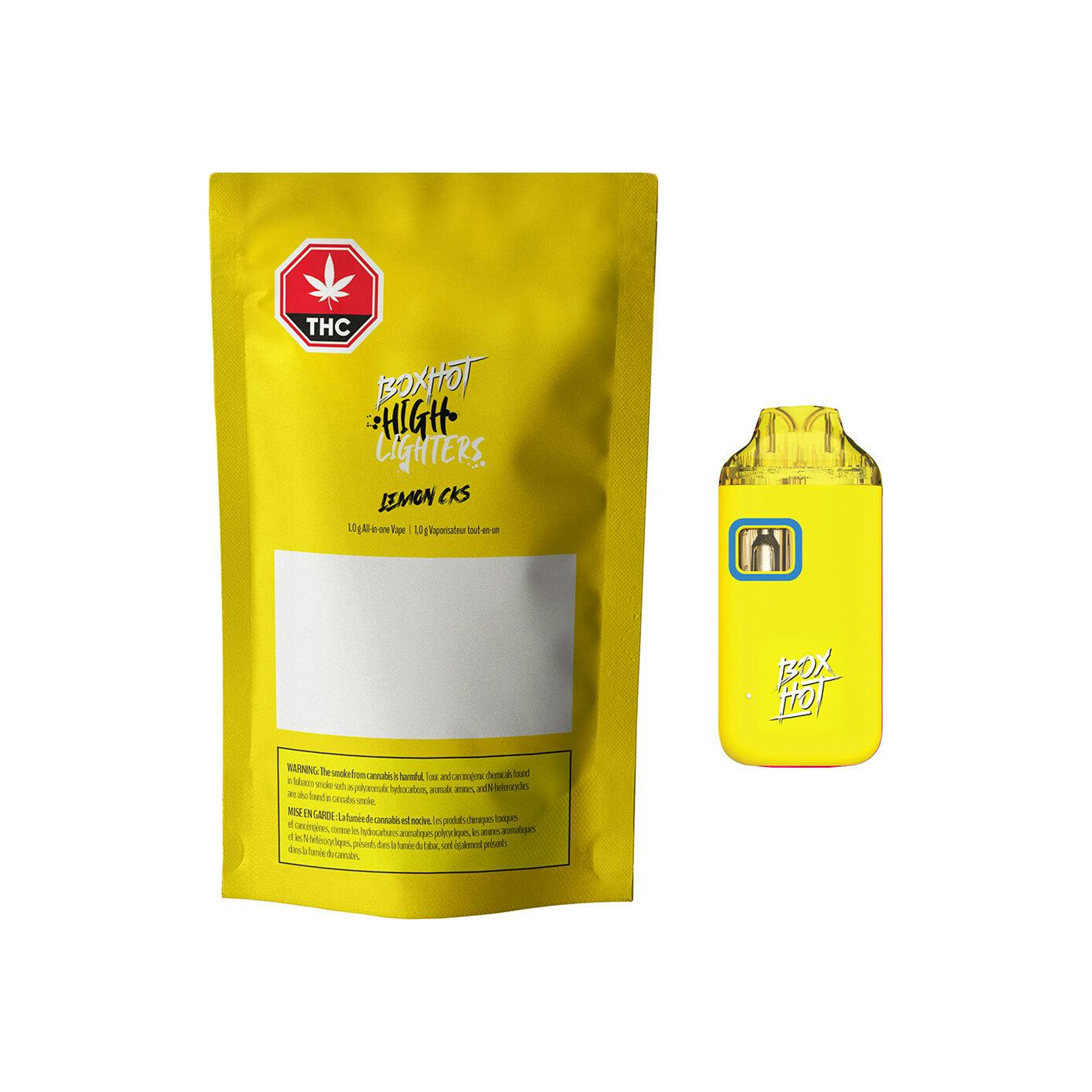 Boxhot : HIGHLIGHTERS LEMON CKS ALL-IN-ONE DISPOSABLE PEN - 1g 1 Boxhot : HIGHLIGHTERS LEMON CKS ALL-IN-ONE DISPOSABLE PEN - 1g