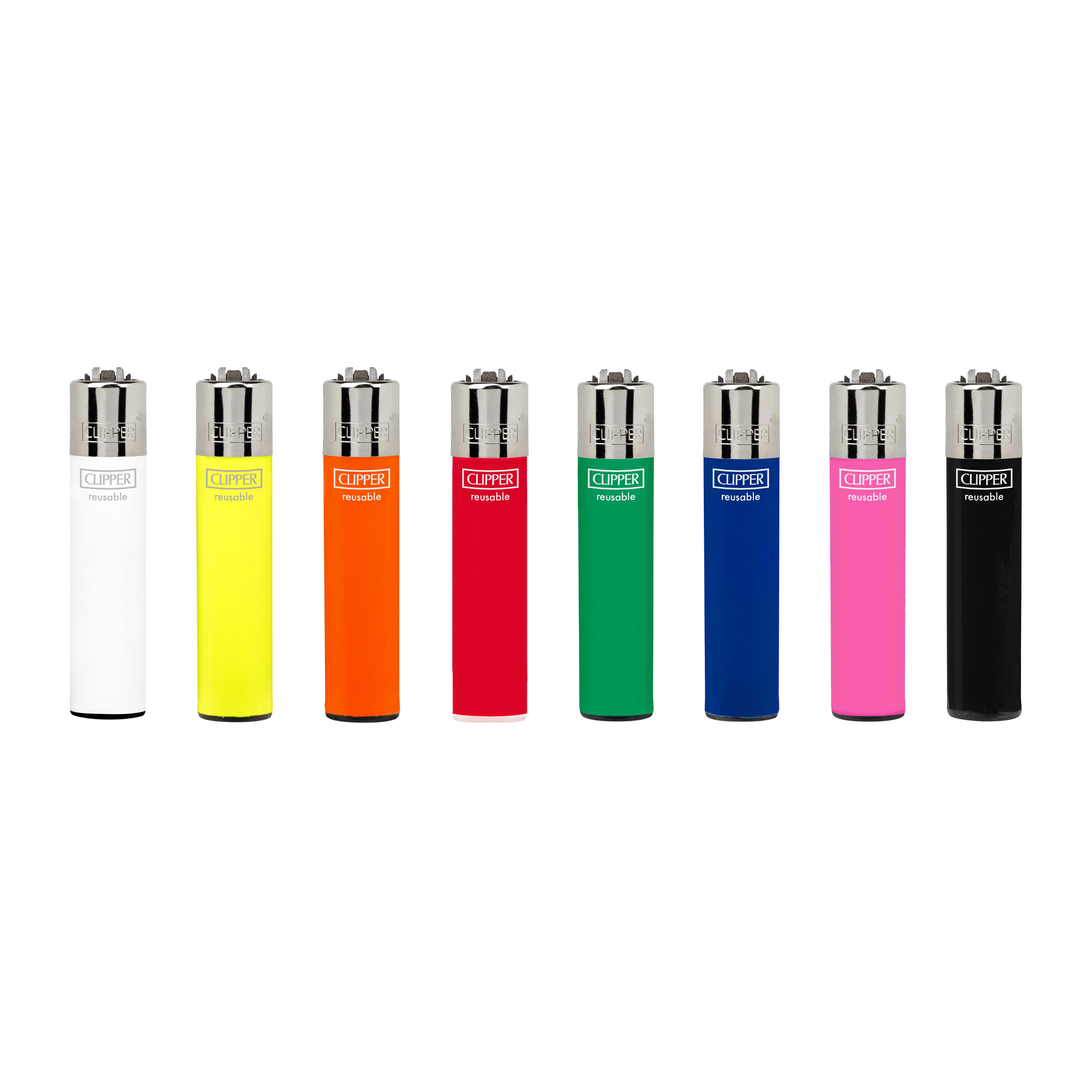 Clipper : Disposable Lighters Large Solid Assorted Colors 1 Clipper : Disposable Lighters Large Solid Assorted Colors