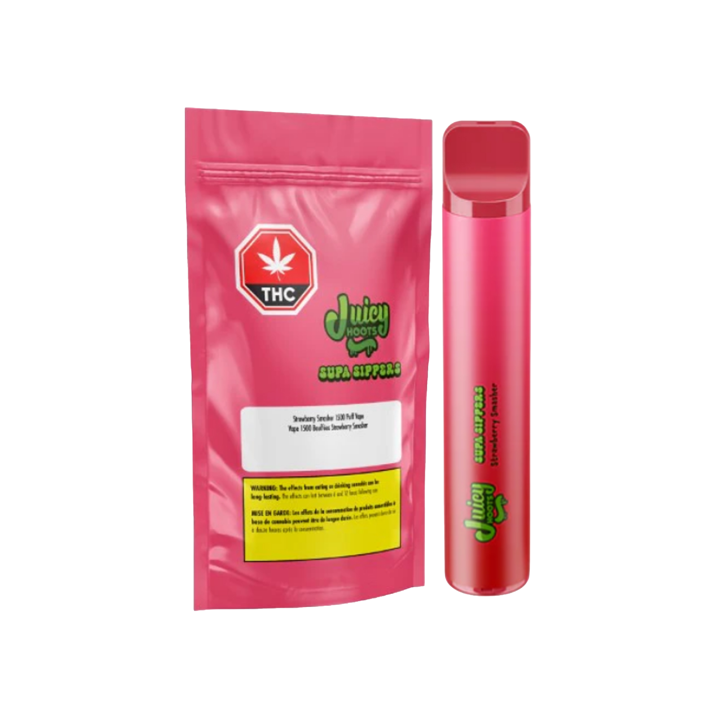 Juicy Hoots : STRAWBERRY SMASHER SUPA SIPPER DISPOSABLE PEN - 4g 1 Juicy Hoots : STRAWBERRY SMASHER SUPA SIPPER DISPOSABLE PEN - 4g