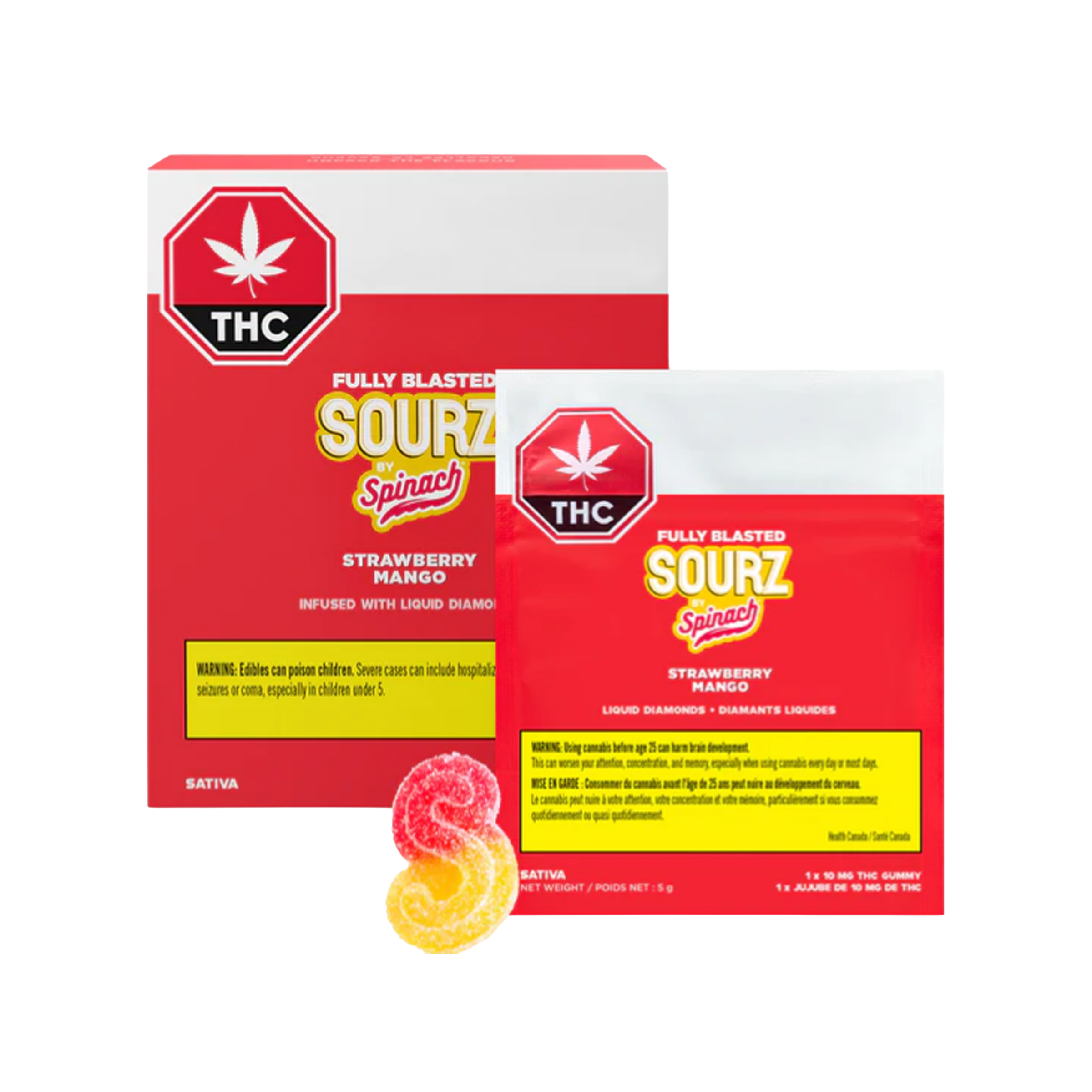 Spinach : FULLY BLASTED STRAWBERRY MANGO GUMMIES MULTI - 10 x 10mg 1 Spinach : FULLY BLASTED STRAWBERRY MANGO GUMMIES MULTI - 10 x 10mg