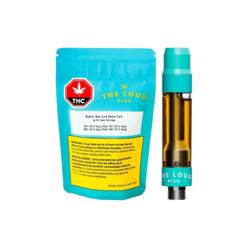 The Loud Plug : EXOTIC GAS LIVE RESIN BLEND CARTRIDGE - 1g