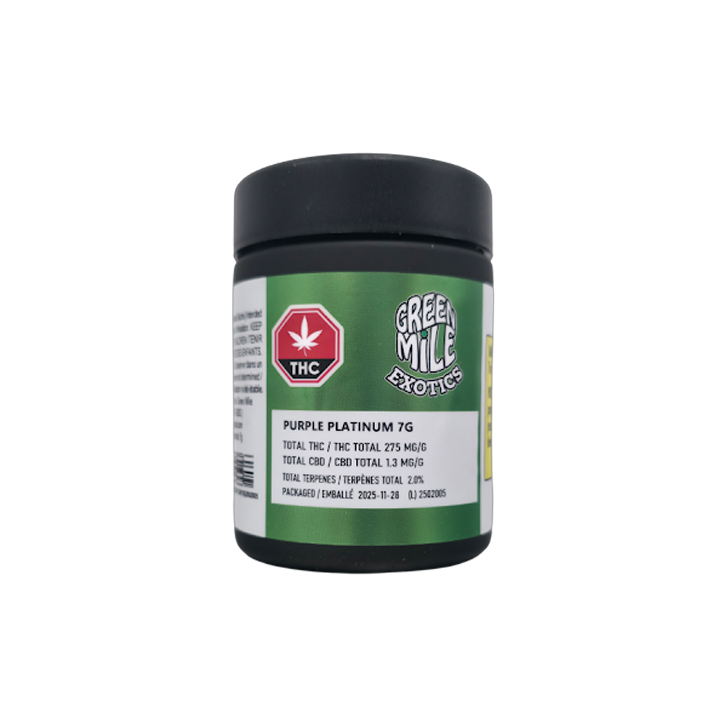 Green Mile : PURPLE PLATINUM - 7g 1 Green Mile : PURPLE PLATINUM - 7g