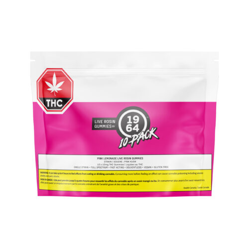 1964 : PINK LEMONADE LIVE ROSIN THC GUMMIES MULTI (PINK KUSHPINK KUSH)
