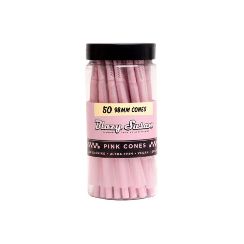 Blazy Susan : PINK PRE-ROLLED CONES 98mm - 50 CONES