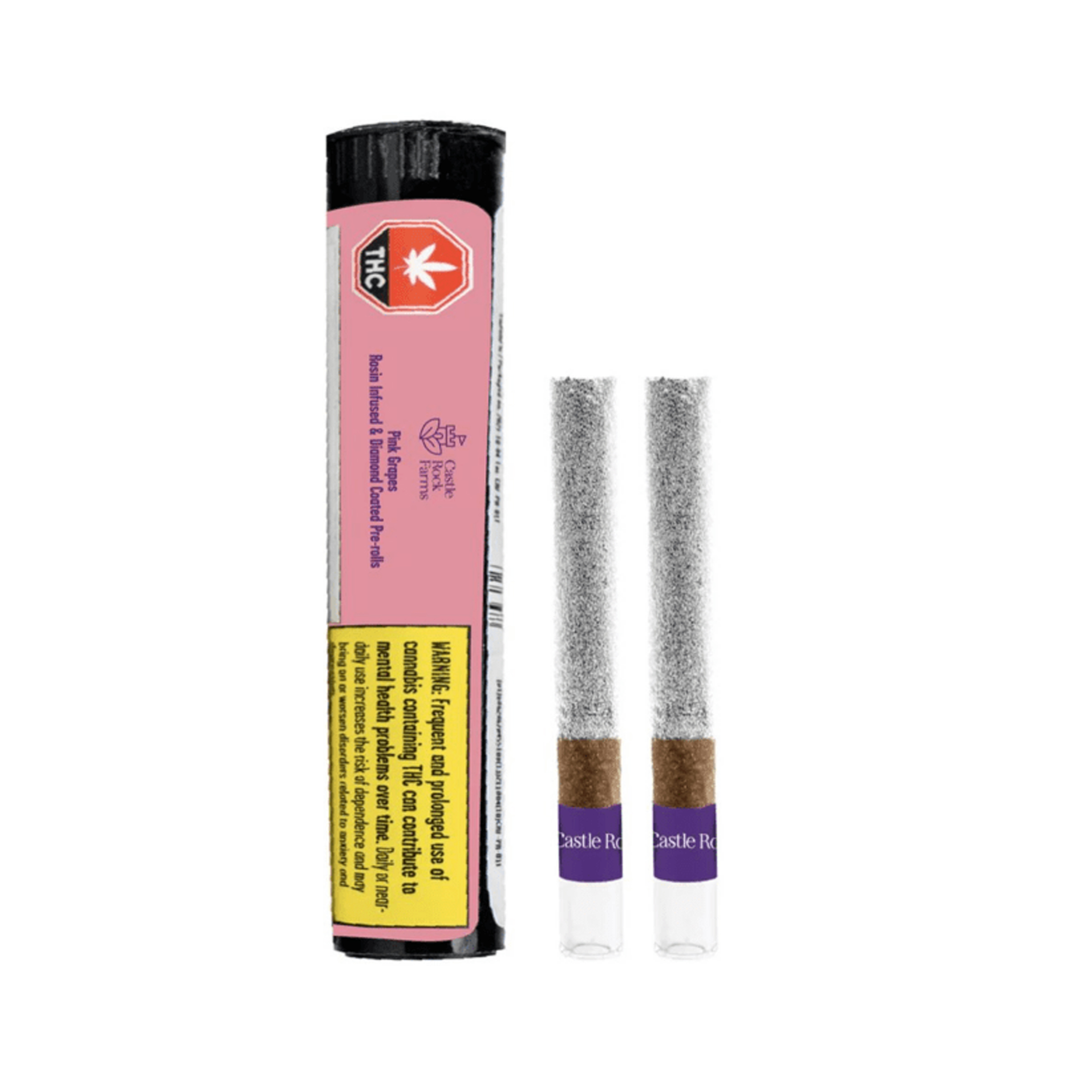 Castle Rock Farms : PINK GRAPES LIVE ROSIN & DIAMOND INFUSED BLUNTS - 2 x 1g 1 Castle Rock Farms : PINK GRAPES LIVE ROSIN & DIAMOND INFUSED BLUNTS - 2 x 1g
