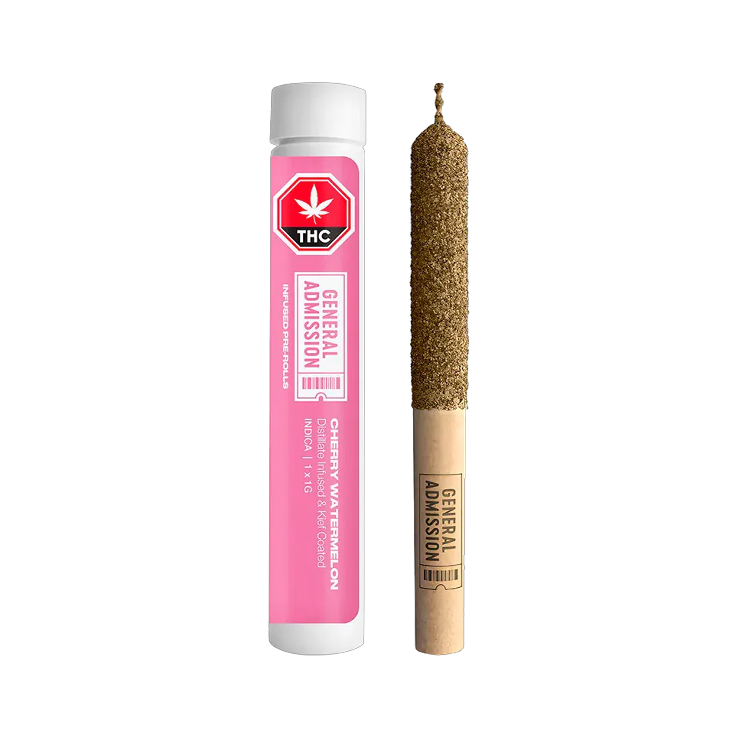 General Admission : CHERRY WATERMELON INFUSED PRE-ROLLS - 1 x 1g 1 General Admission : CHERRY WATERMELON INFUSED PRE-ROLLS - 1 x 1g