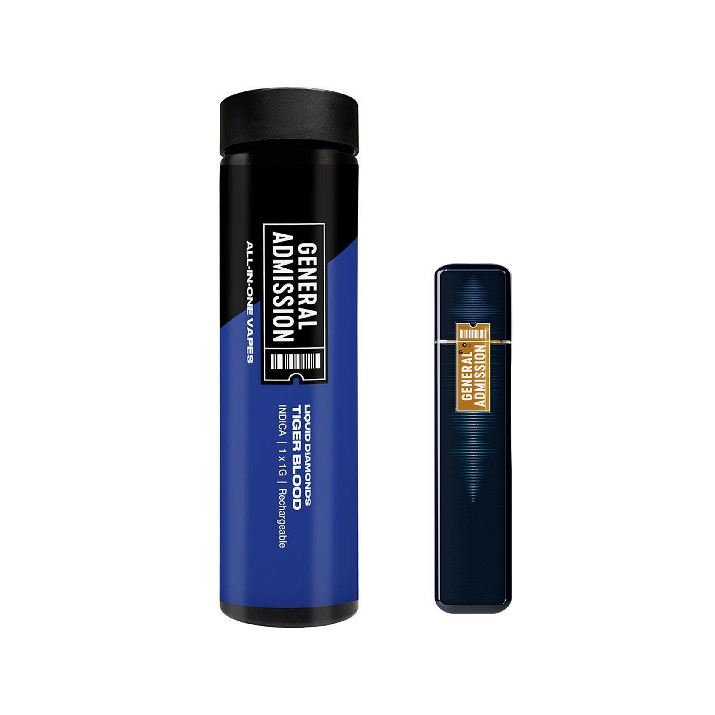General Admission : TIGER BLOOD LIQUID DIAMOND BLEND ALL-IN-ONE VAPE - 1g 1 General Admission : TIGER BLOOD LIQUID DIAMOND BLEND ALL-IN-ONE VAPE - 1g