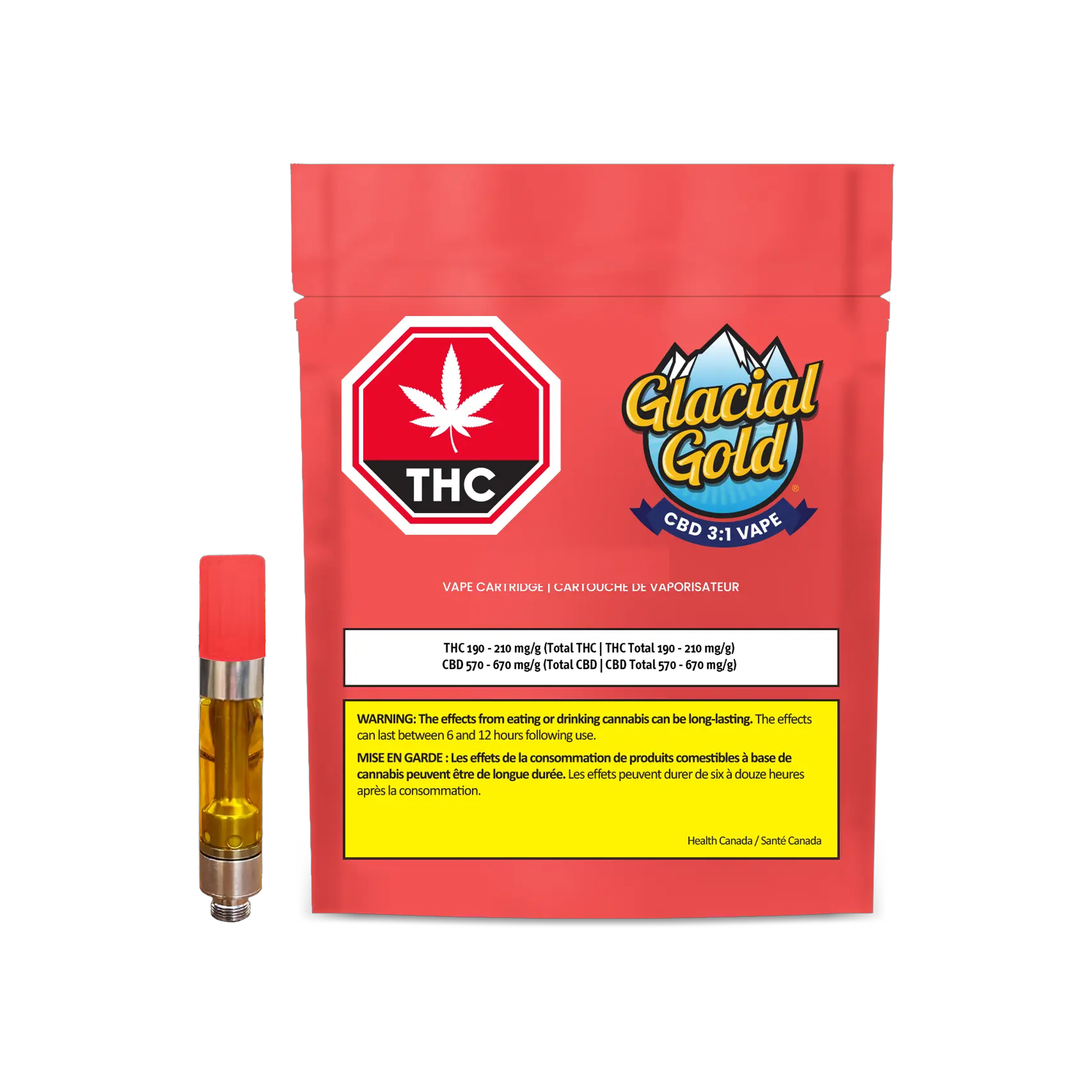 Glacial Gold : CBD 3:1 BLUE RAZZ CARTRIDGE 1 Glacial Gold : CBD 3:1 BLUE RAZZ CARTRIDGE