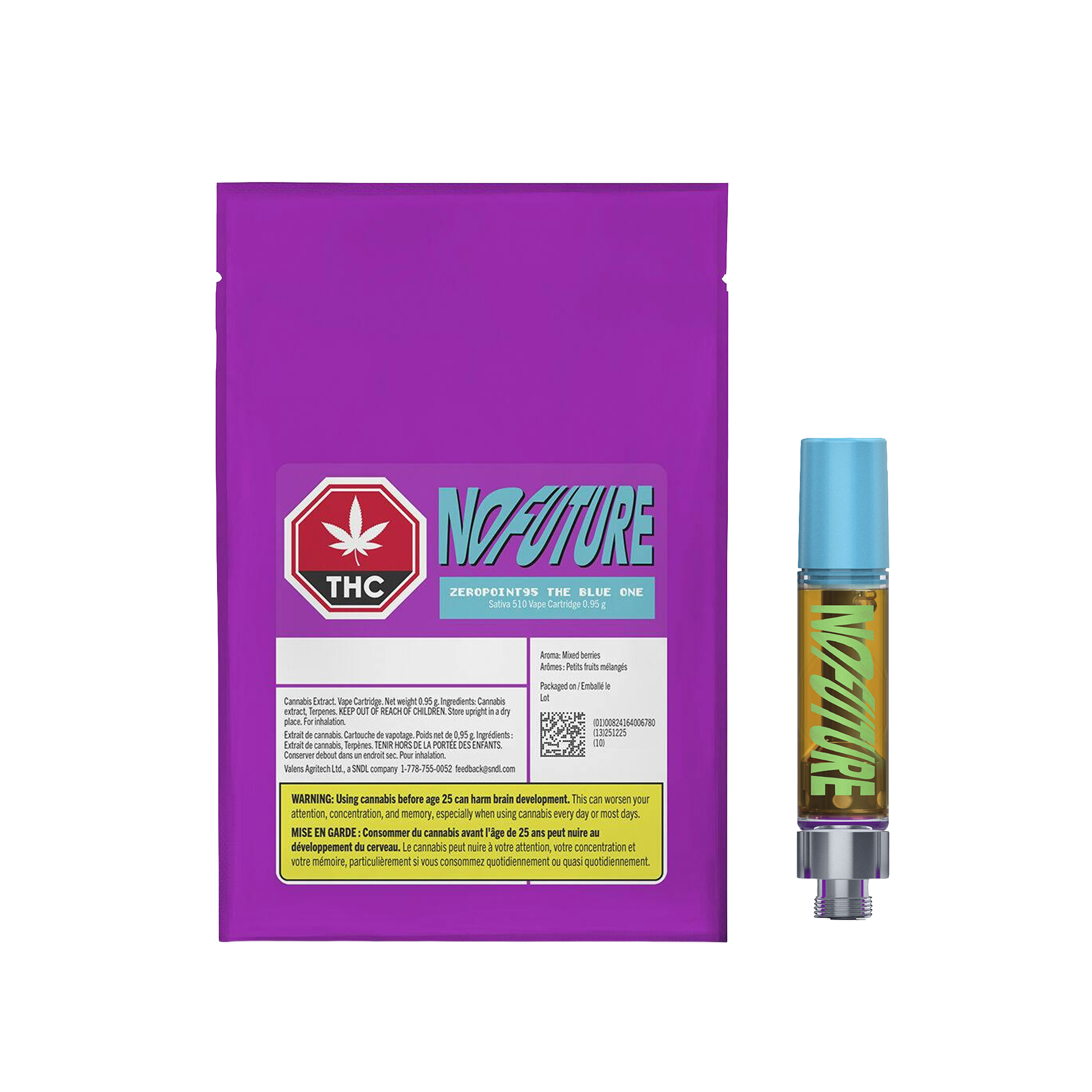 No Future : THE BLUE ONE 510 THREAD CARTRIDGE - 1g 1 No Future : THE BLUE ONE 510 THREAD CARTRIDGE - 1g