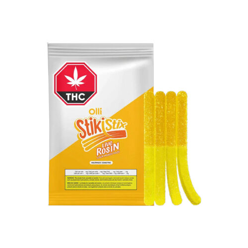 StikiStix : 100THC MULTI PK LIVE ROSIN SOUR MANGO HAZE CHEWS - 10 PACK