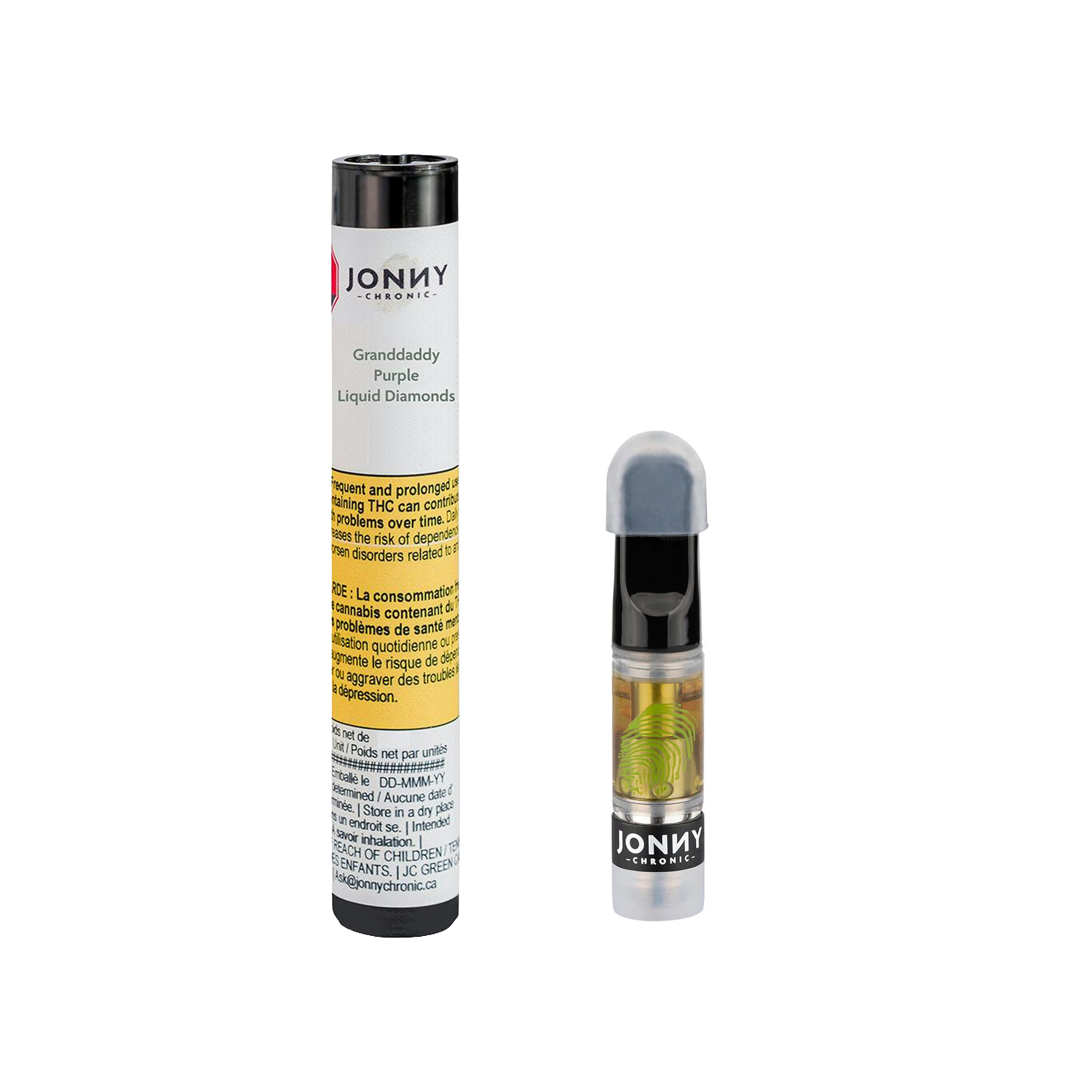 Jonny Chronic : GRANDDADDY PURPLE LIQUID DIAMONDS CARTRIDGE - 1g 1 Jonny Chronic : GRANDDADDY PURPLE LIQUID DIAMONDS CARTRIDGE - 1g