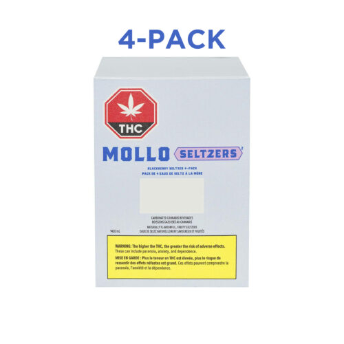 Mollo : BLACKBERRY SELTZER - 4 PACK