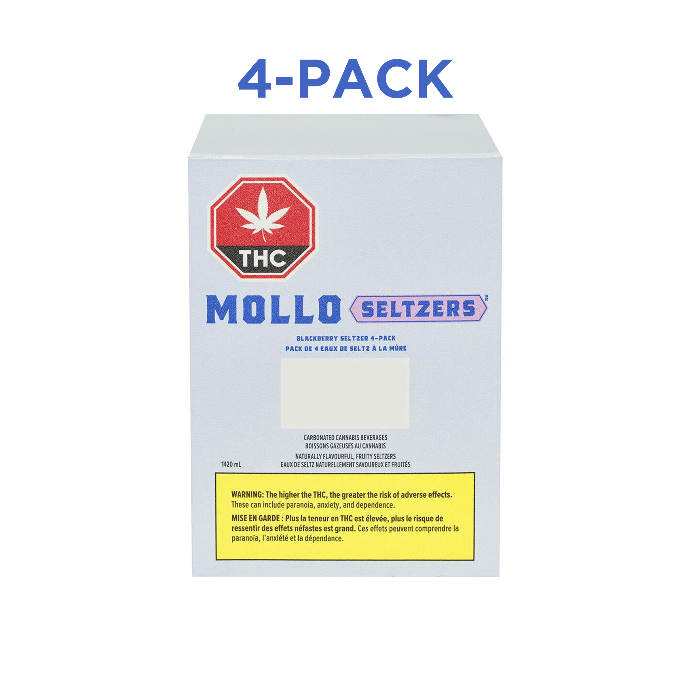 Mollo : BLACKBERRY SELTZER - 4 PACK 1 Mollo : BLACKBERRY SELTZER - 4 PACK