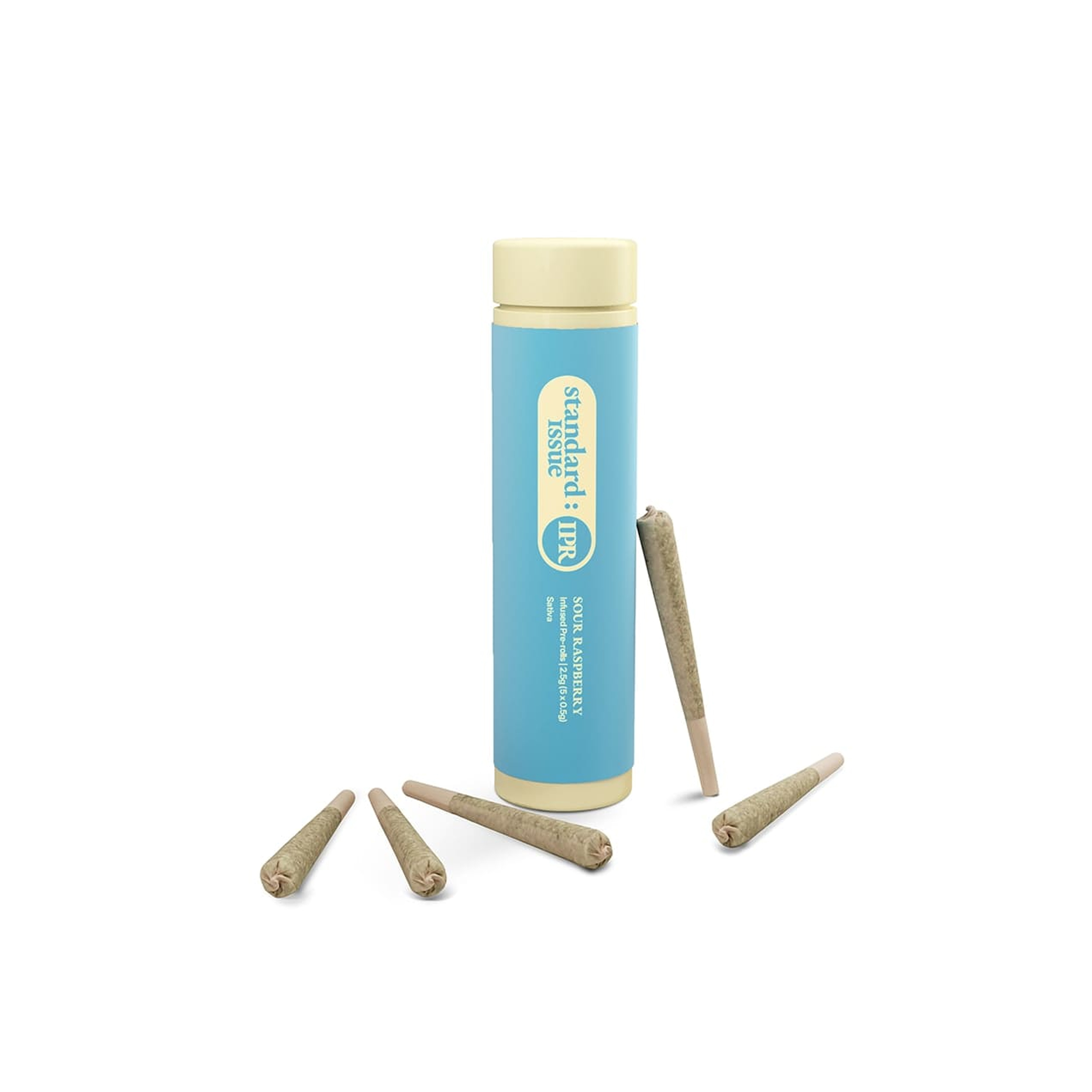 Standard Issue : SOUR RASPBERRY DISTILLATE INFUSED PRE-ROLLS - 5 x 0.5g 1 Standard Issue : SOUR RASPBERRY DISTILLATE INFUSED PRE-ROLLS - 5 x 0.5g