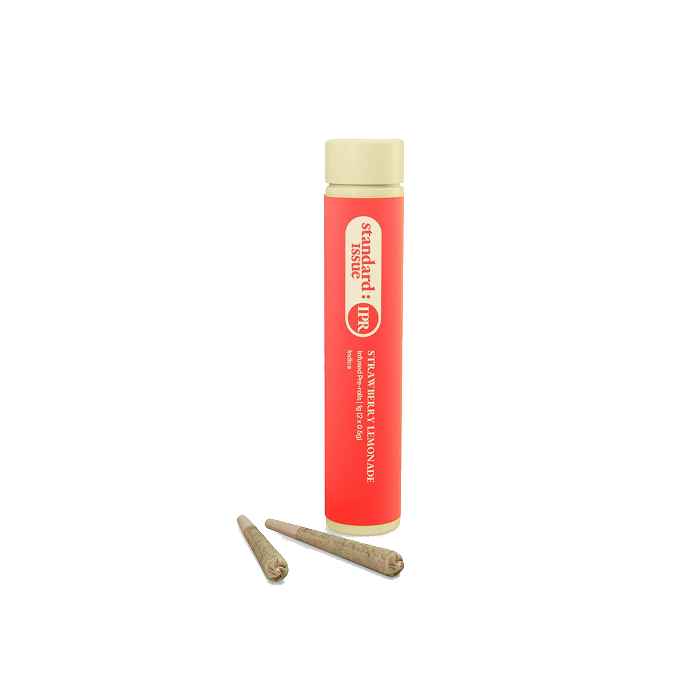 Standard Issue : STRAWBERRY LEMONADE INFUSED PRE-ROLLS - 2 x 0.5g 1 Standard Issue : STRAWBERRY LEMONADE INFUSED PRE-ROLLS - 2 x 0.5g