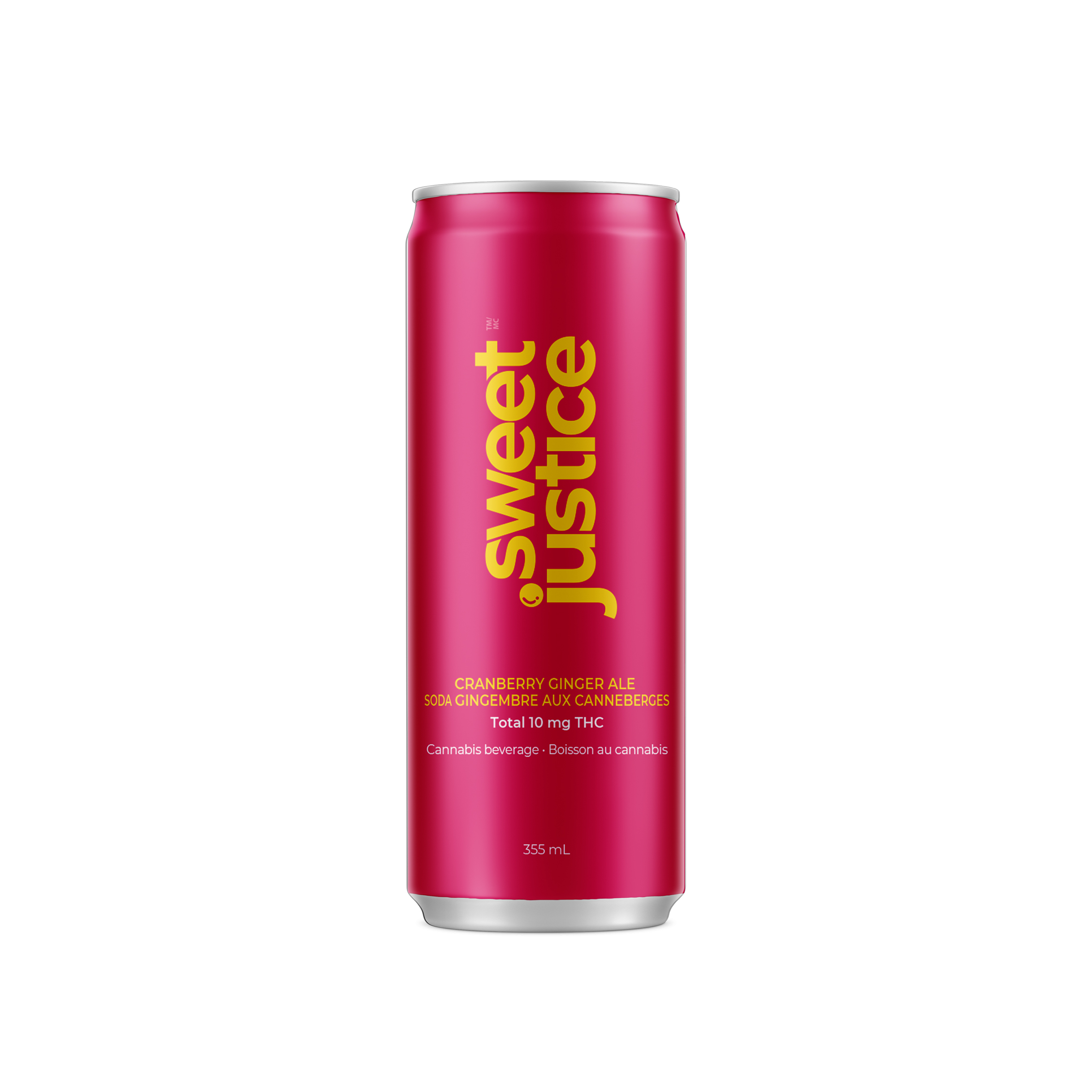 Sweet Justice : CRANBERRY GINGER ALE THC:CBG 1 Sweet Justice : CRANBERRY GINGER ALE THC:CBG