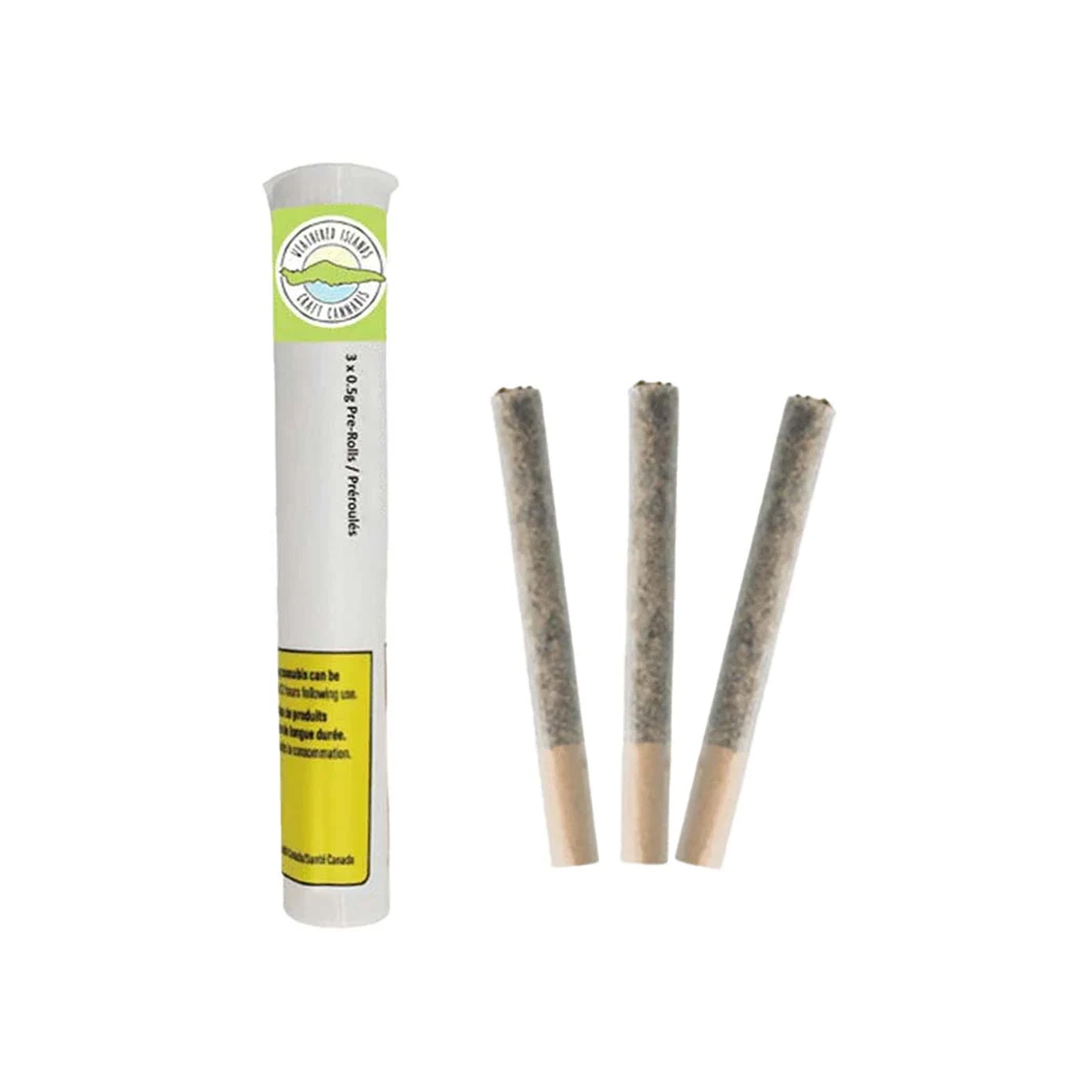 Weathered Islands Craft Cannabis : COASTAL FOG PRE-ROLLS - 3 x 0.5g 1 Weathered Islands Craft Cannabis : COASTAL FOG PRE-ROLLS - 3 x 0.5g