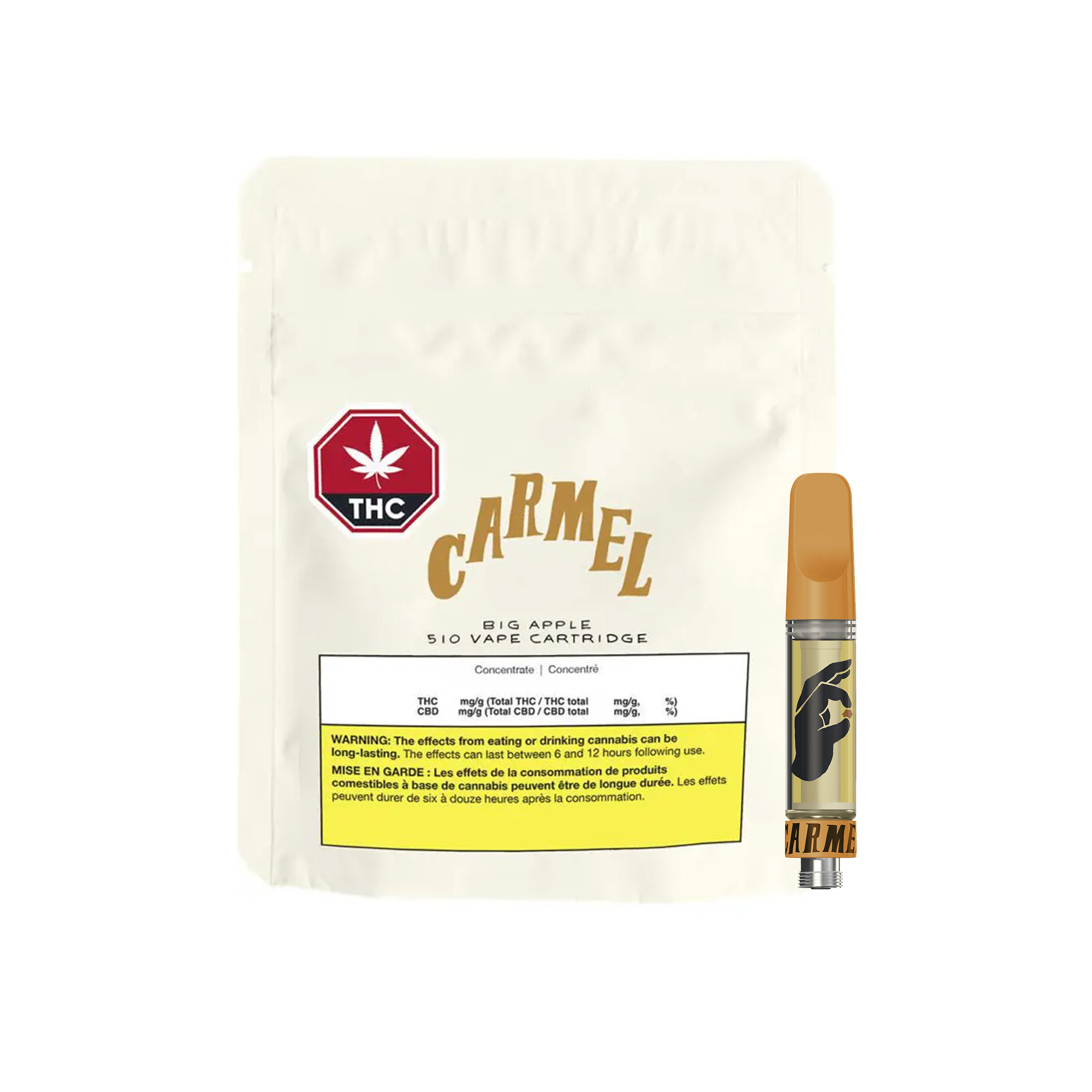 Carmel : BIG APPLE PURE LIVE RESIN 510 CART - 1g 1 Carmel : BIG APPLE PURE LIVE RESIN 510 CART - 1g