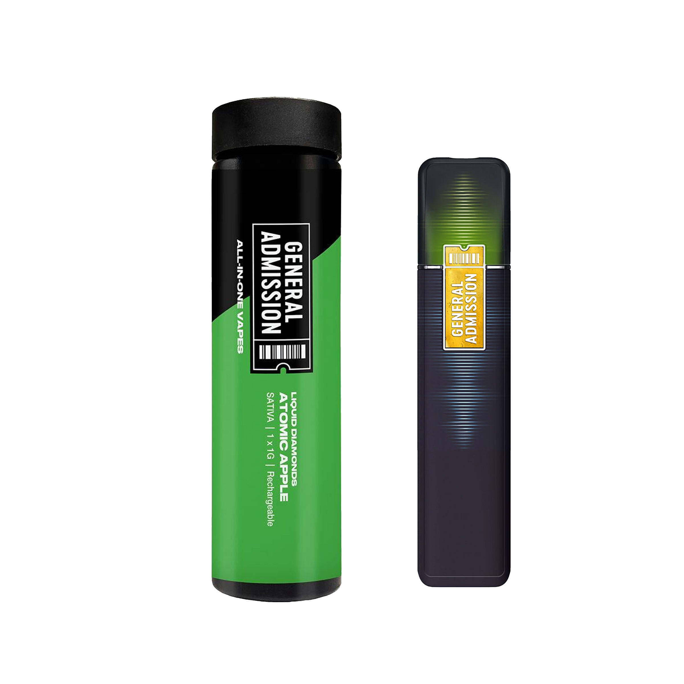 General Admission : ATOMIC APPLE LIQUID DIAMOND BLEND ALL-IN-ONE VAPE - 1g 1 General Admission : ATOMIC APPLE LIQUID DIAMOND BLEND ALL-IN-ONE VAPE - 1g