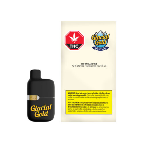 Glacial Gold : CBD 3:1 ISLAND TIME AIO - 1g
