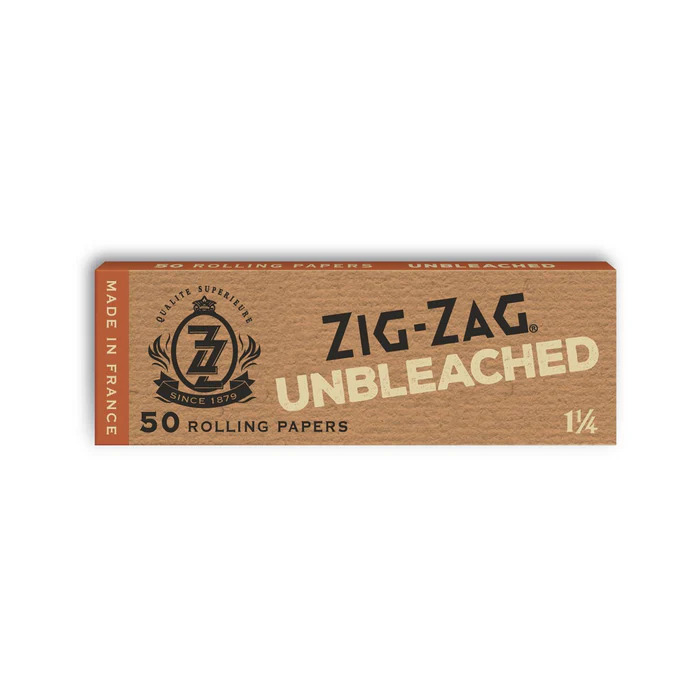 Zig Zag Papers (TNP) - 1 1/4 Unbleached Rolling Papers 1 Zig Zag Unbleached 1 1/4