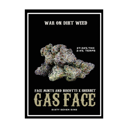 Weed Delivery Surrey 5 Sixty Seven Sins : GAS FACE - 3.5g