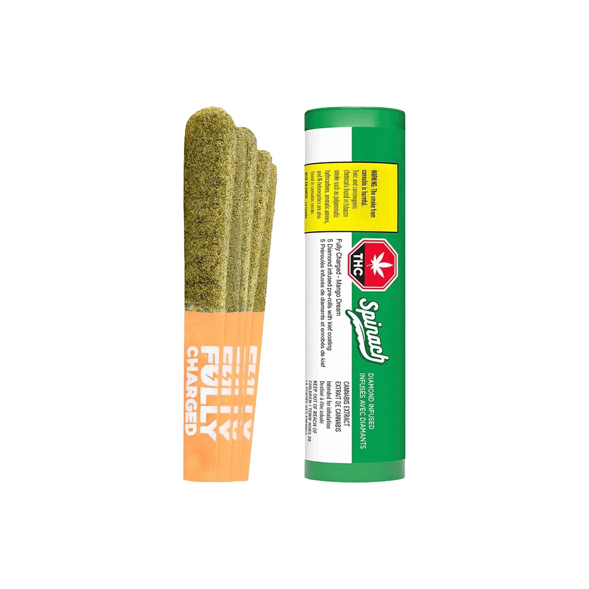 Spinach : STRAWBERRY WATERMELON OG CBG INFUSED PRE-ROLLS - 3 x 0.5g 1 Spinach : STRAWBERRY WATERMELON OG CBG INFUSED PRE-ROLLS - 3 x 0.5g