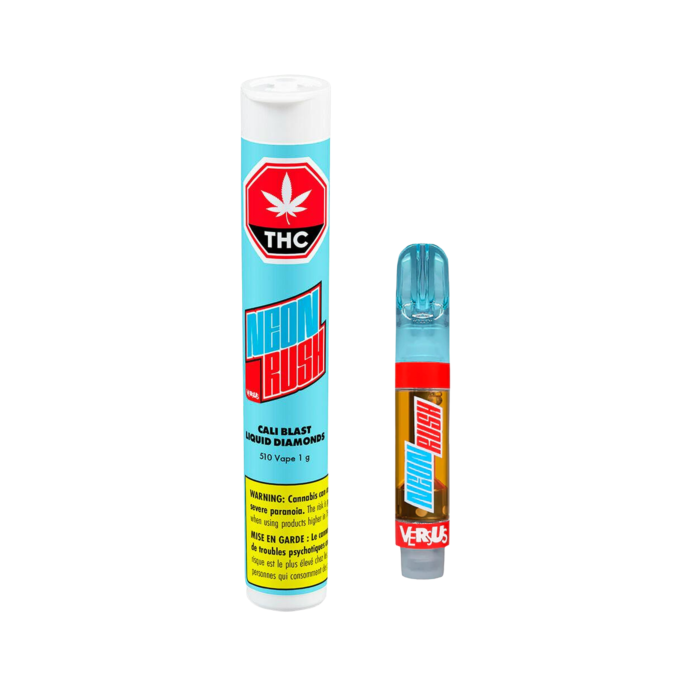 Versus : NEON RUSH CALI BLAST LIQUID DIAMONDS CARTRIDGE - 1g 1 Versus : NEON RUSH CALI BLAST LIQUID DIAMONDS CARTRIDGE - 1g