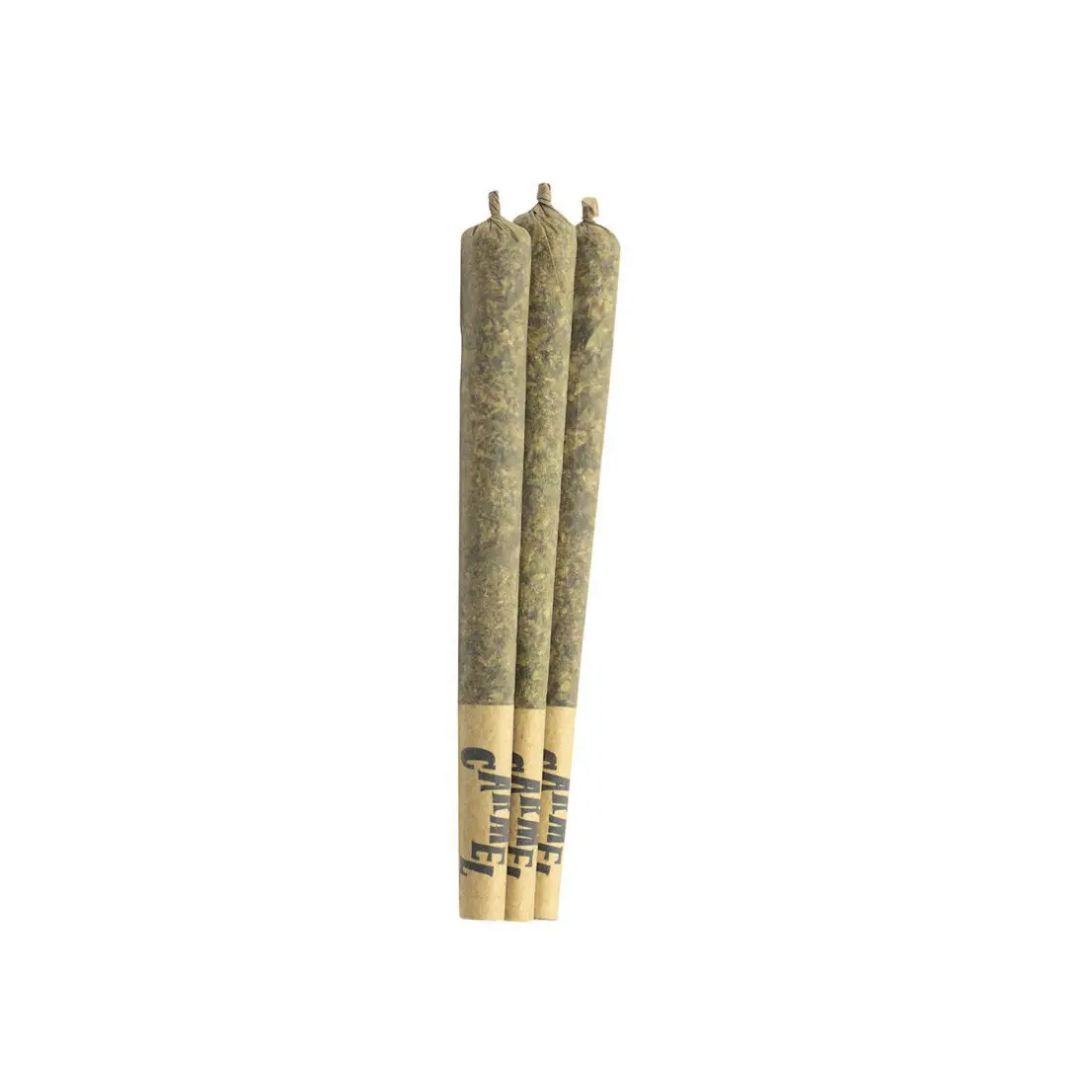 Carmel : M.TAI X JUNGLE CAKE PRE-ROLLS - 3 x 0.5g 3 Carmel : M.TAI X JUNGLE CAKE PRE-ROLLS - 3 x 0.5g - Image 2