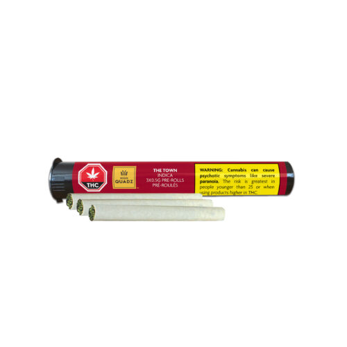 High Quadz : THE TOWN PRE-ROLLS - 3 x 0.5g