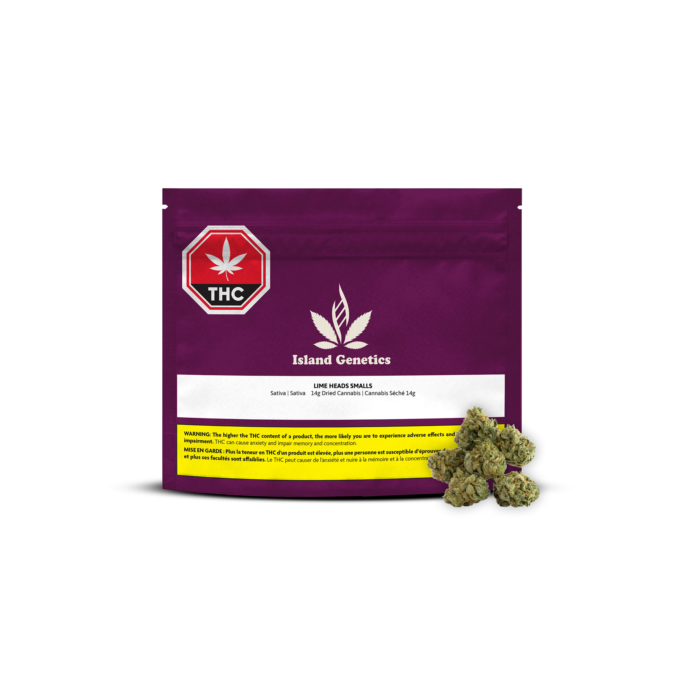 Island Genetics : LIME HEADS SMALLS - 14g 1 Island Genetics : LIME HEADS SMALLS - 14g