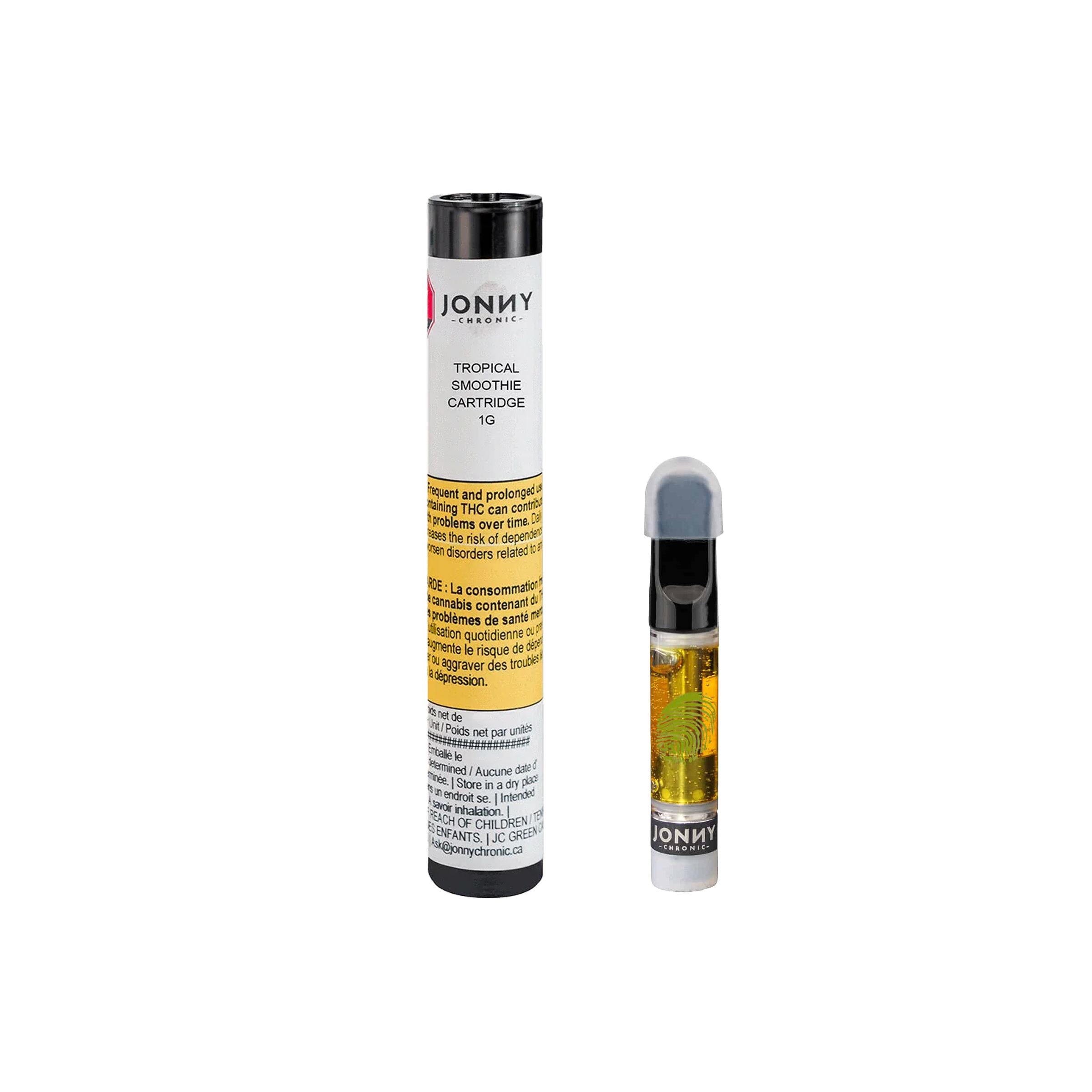 Jonny Chronic : TROPICAL SMOOTHIE CARTRIDGE - 1g 1 Jonny Chronic : TROPICAL SMOOTHIE CARTRIDGE - 1g