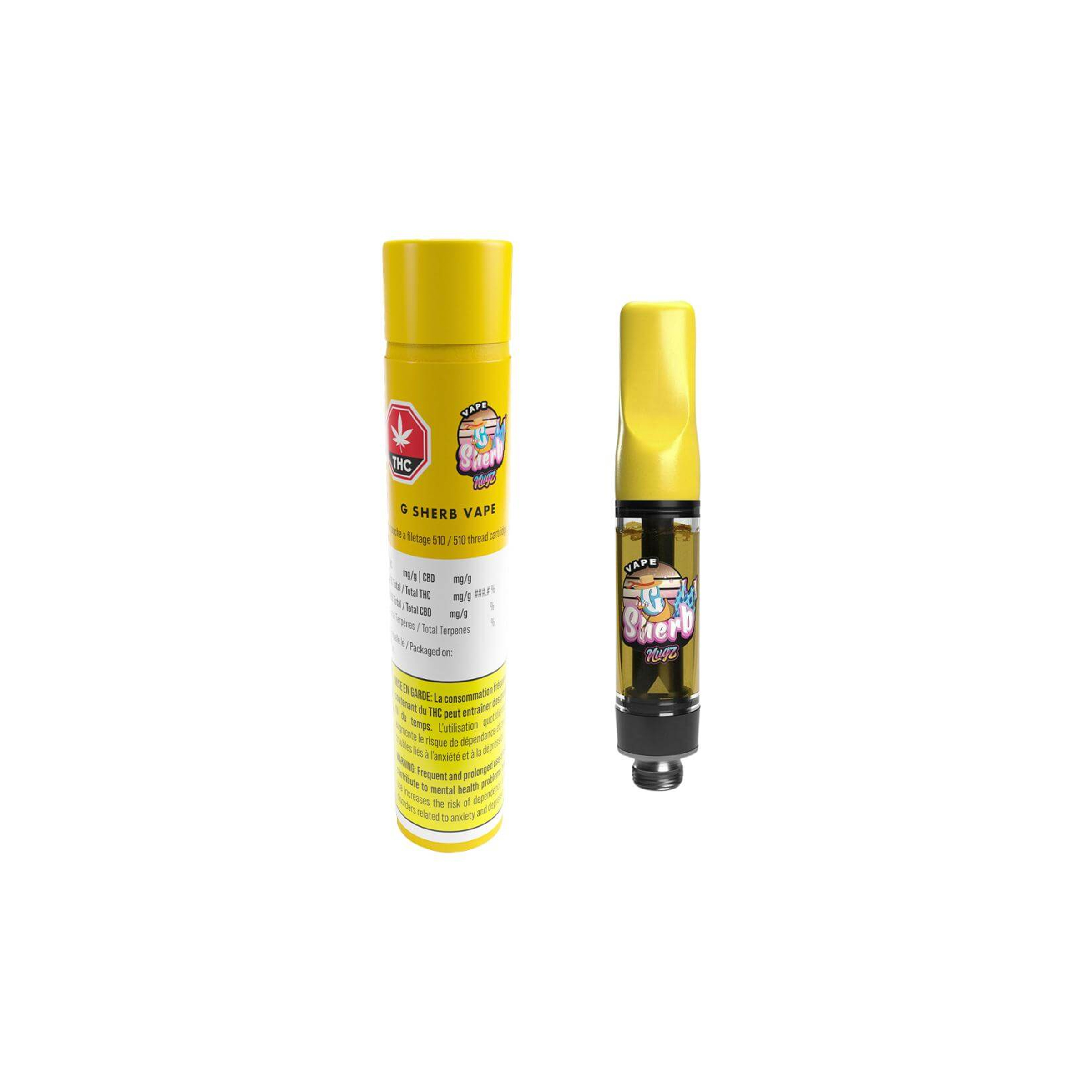 Nugz : G SHERB CURED RESIN CARTRIDGE - 1g 1 Nugz : G SHERB CURED RESIN CARTRIDGE - 1g