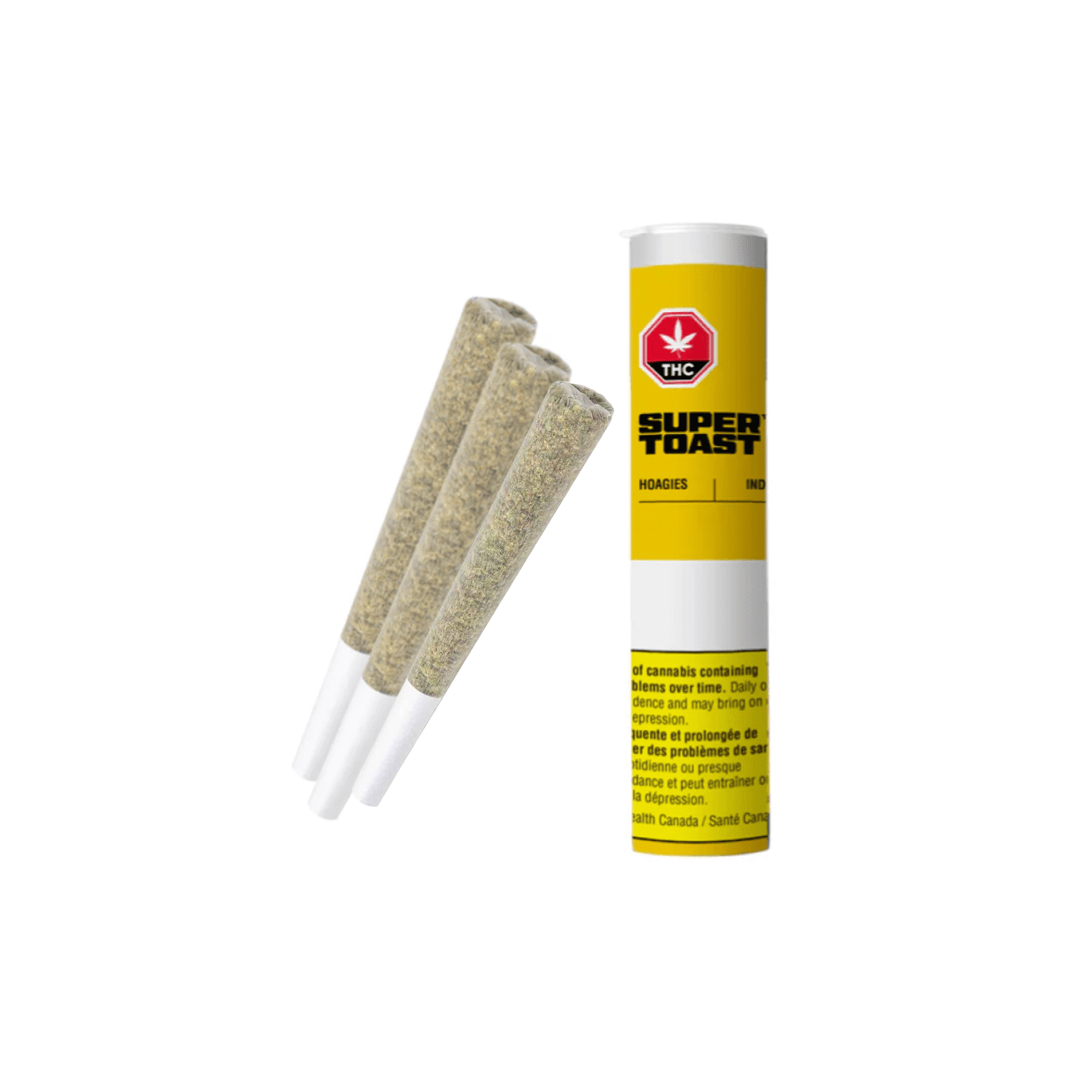Super Toast : HOAGIES PRE-ROLLS - 3 x 1g 1 Super Toast : HOAGIES PRE-ROLLS - 3 x 1g