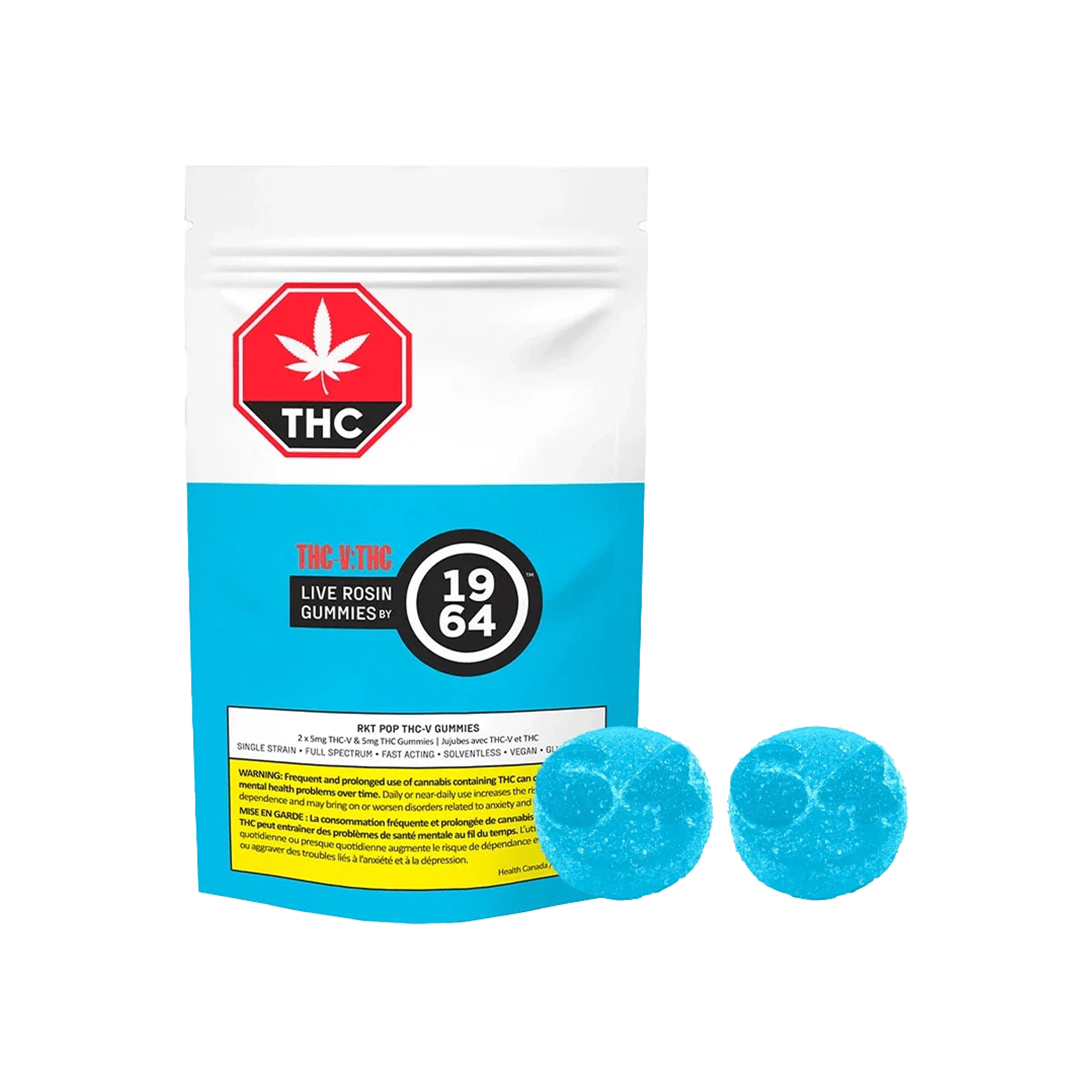 1964 : THC-V:THC RKT POP LIVE ROSIN GUMMIES (SOUR TANGIE) 1 1964 : THC-V:THC RKT POP LIVE ROSIN GUMMIES (SOUR TANGIE)