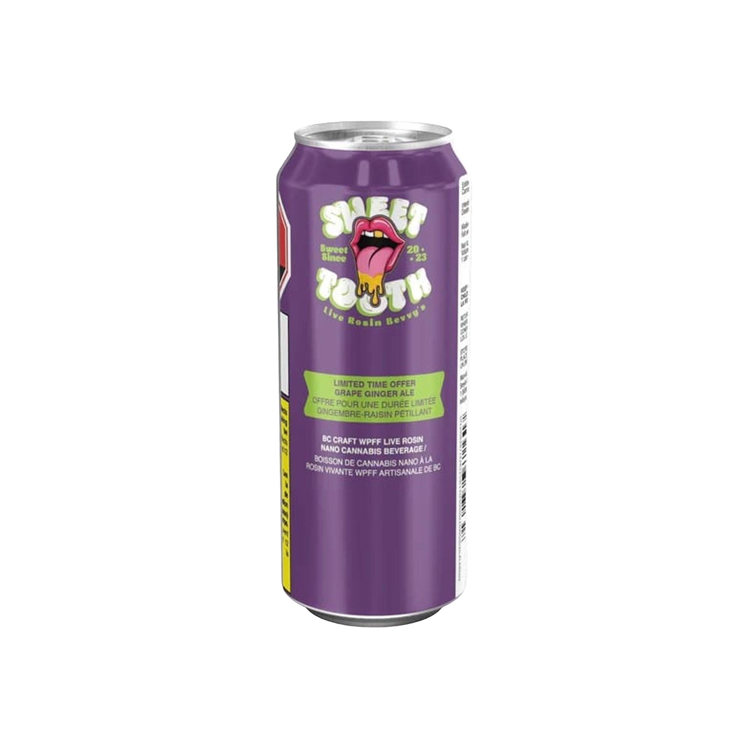 Sweeth Tooth : GRAPE GINGERALE LIVE ROSIN 10THC 20CBG 1 Sweet Tooth : GRAPE GINGER ALE LIVE ROSIN 10THC 20 CBG