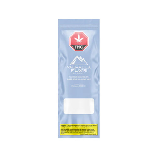 New Products 14 Valhalla Flwr : PLATINUM KUSH BREATH CURED ALL-IN-ONE VAPE - 1g